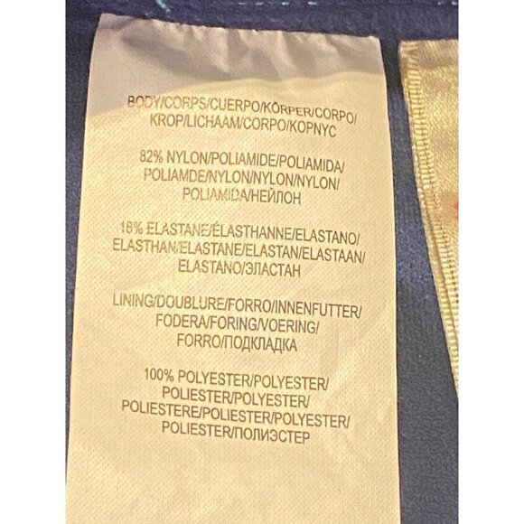 24th & Ocean Solid Mid Waist Skirted Swim Bottom Cheeky - Blue / XL - Picture 8 of 8